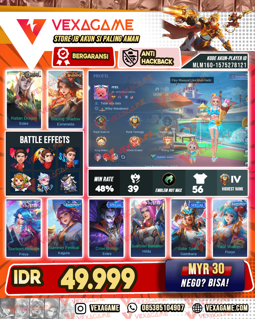 AKUN MURAH SERVER MY