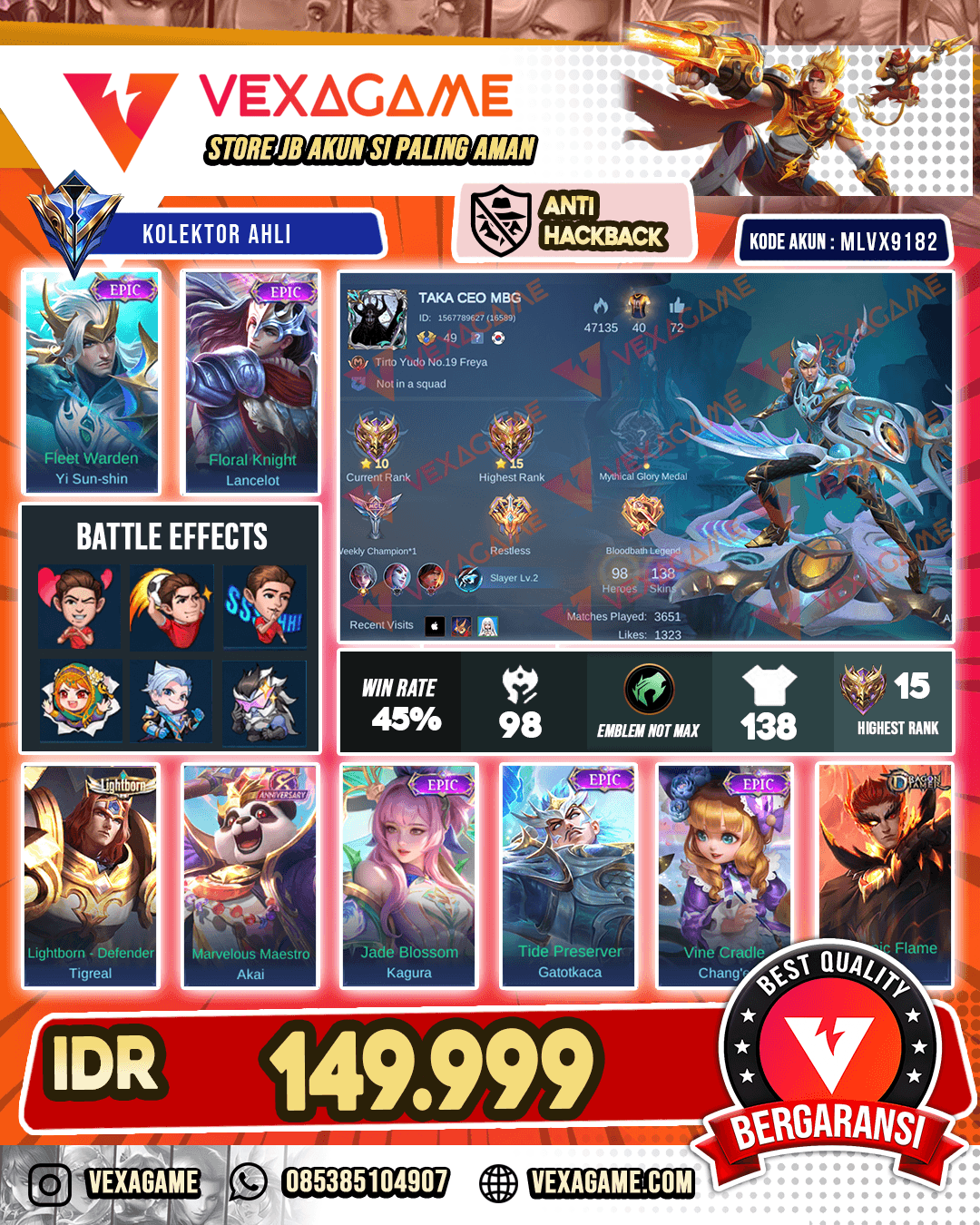 YSS Epic X Lancelot Epic