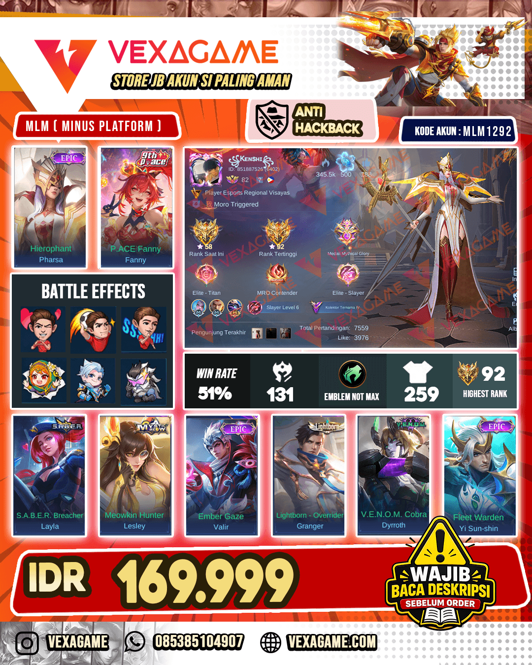 Pharsa Epic | Valir Epic