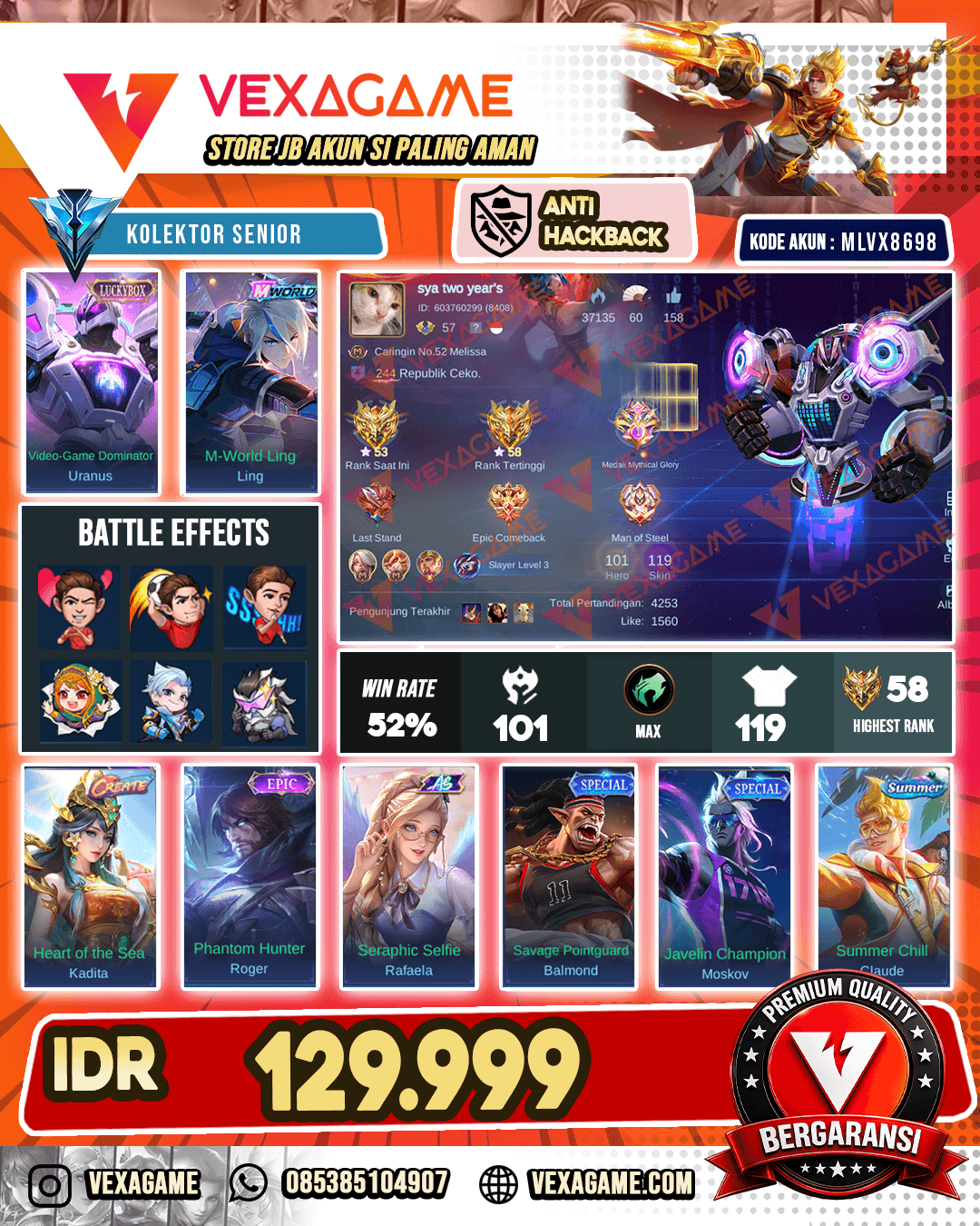 Uranus Luckybox | Ling Mworld