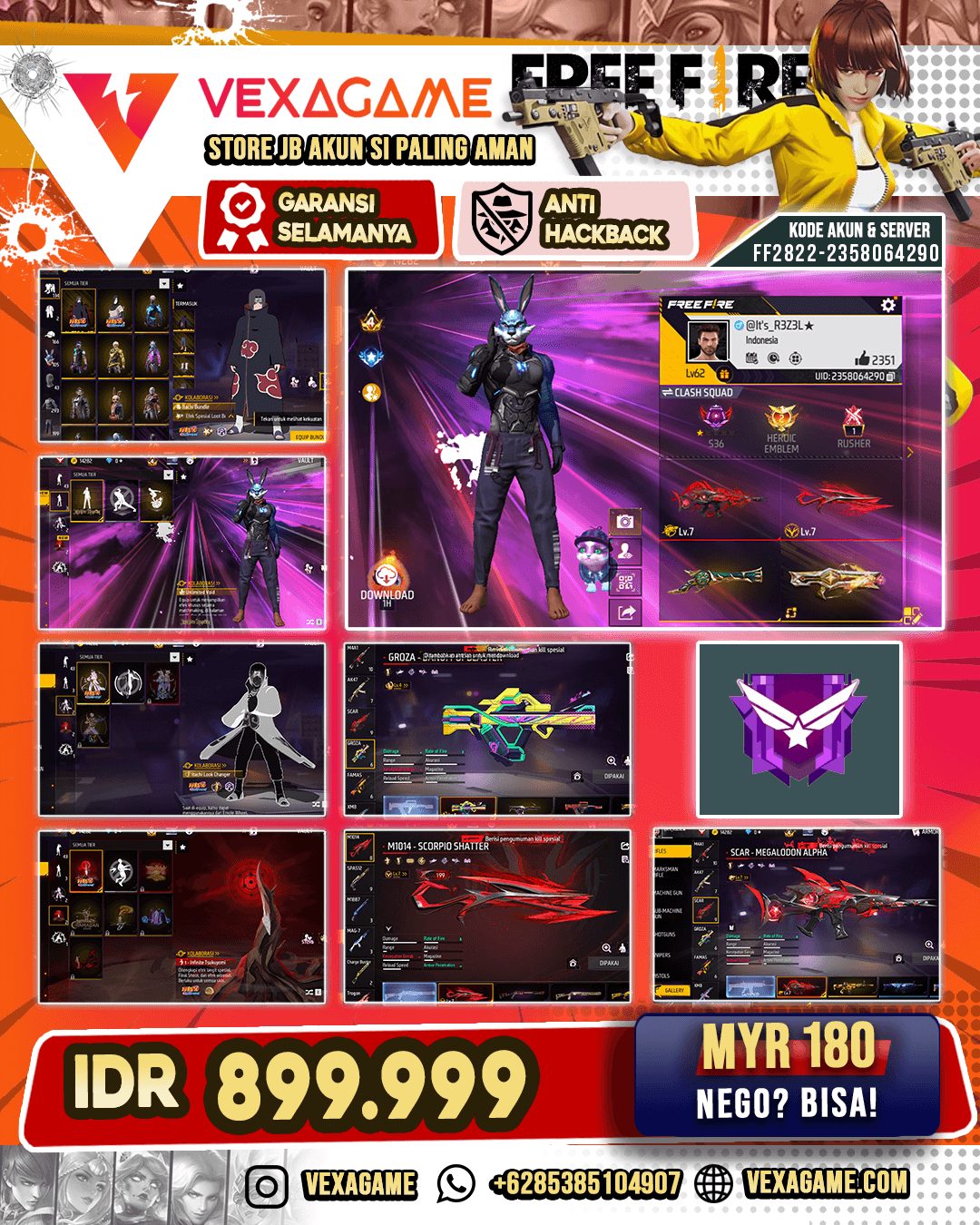 3 EVO 2 MAX | SG Trompet | Animasi JJK ON | Vault TW 300