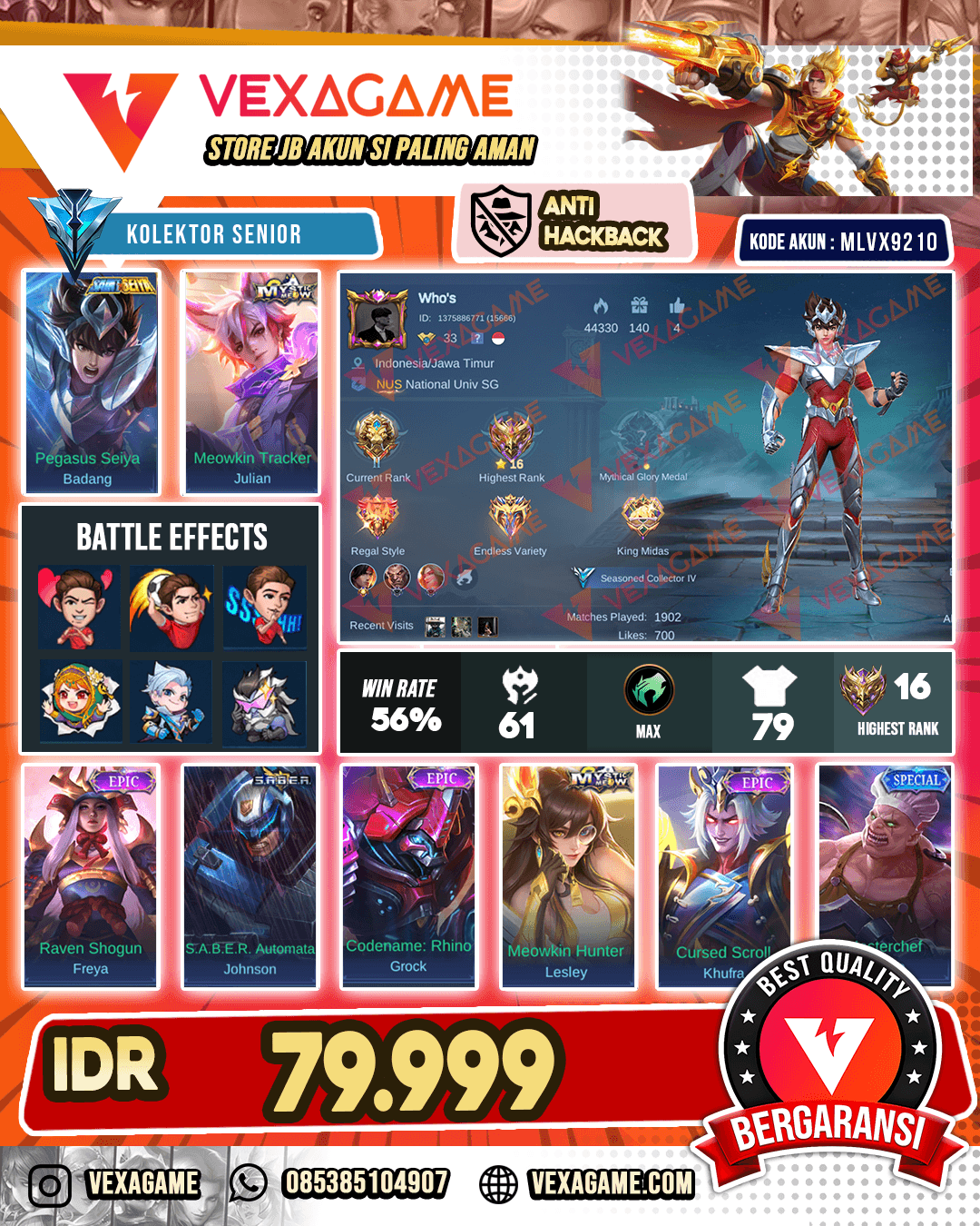 Badang Saint Seiya X Julian Miaw