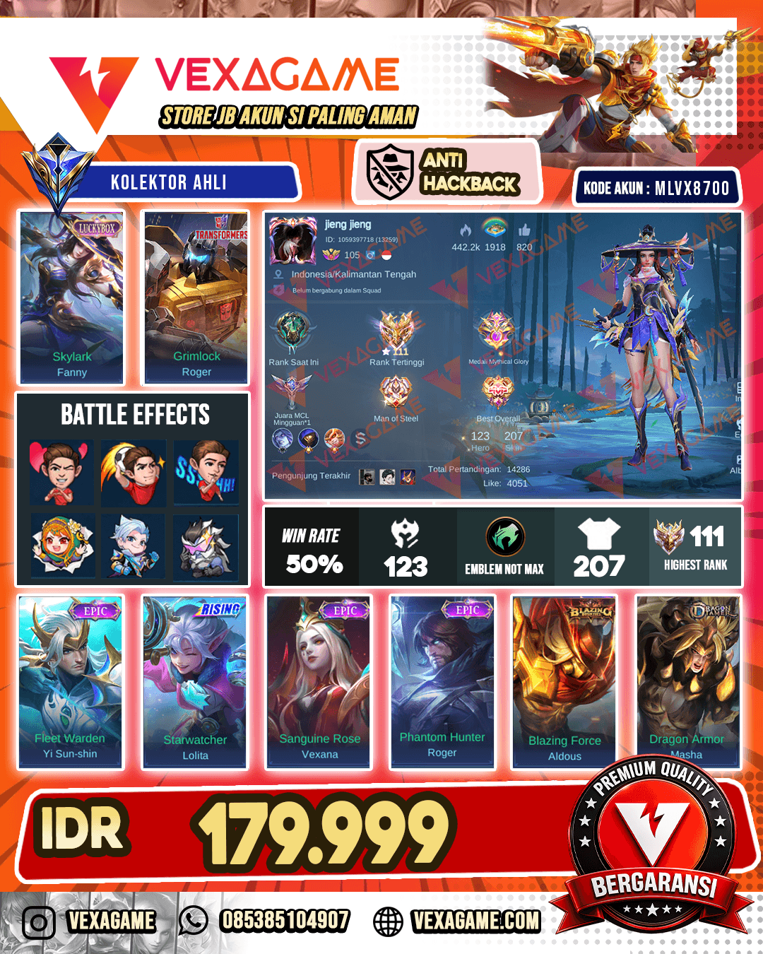 Fanny Luckybox | Yss Epic | EX IMMORTAL