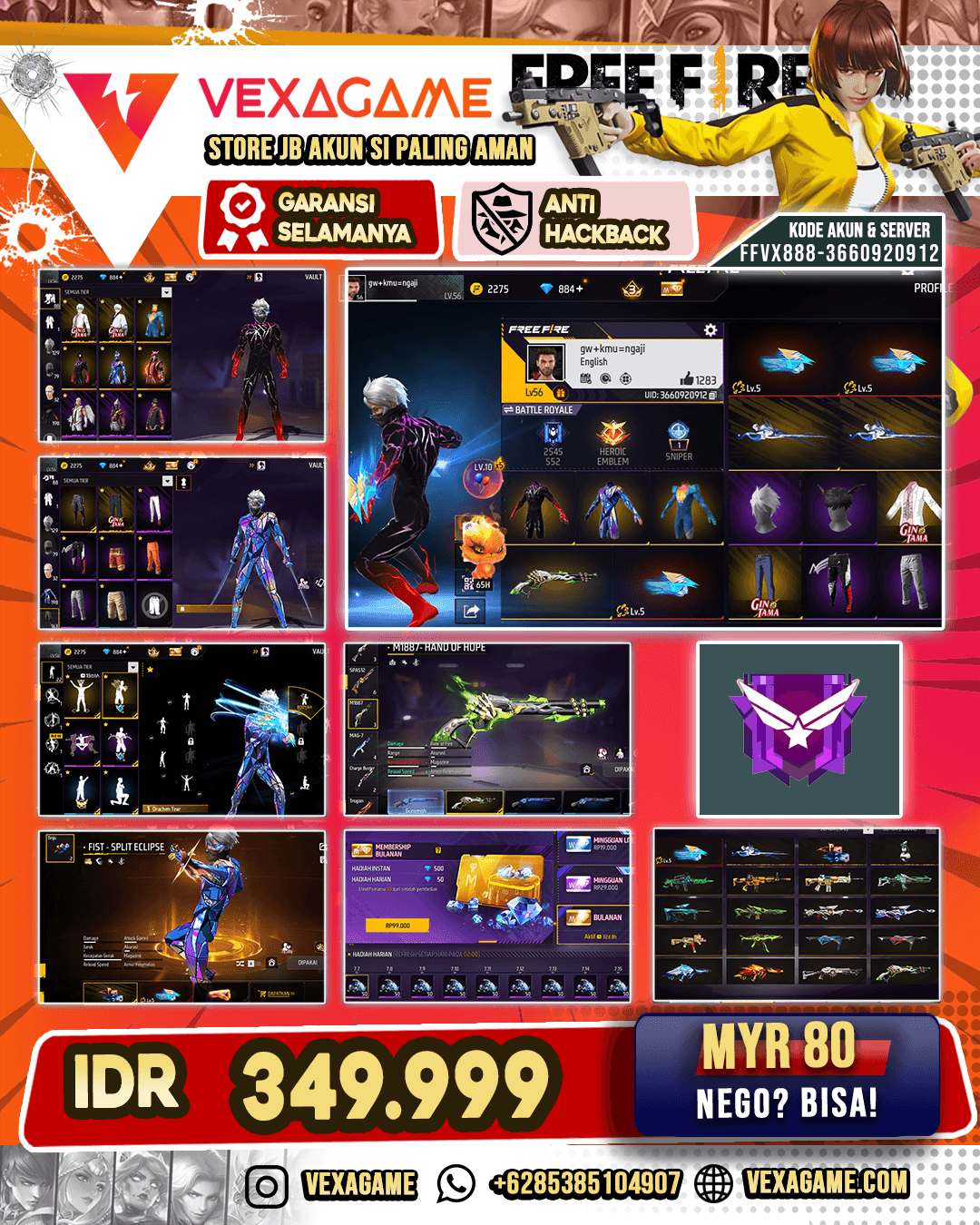 BUNDLE VOID | TINJU MAX | SG LUMUT | MEMBERSHIP BULANAN ON