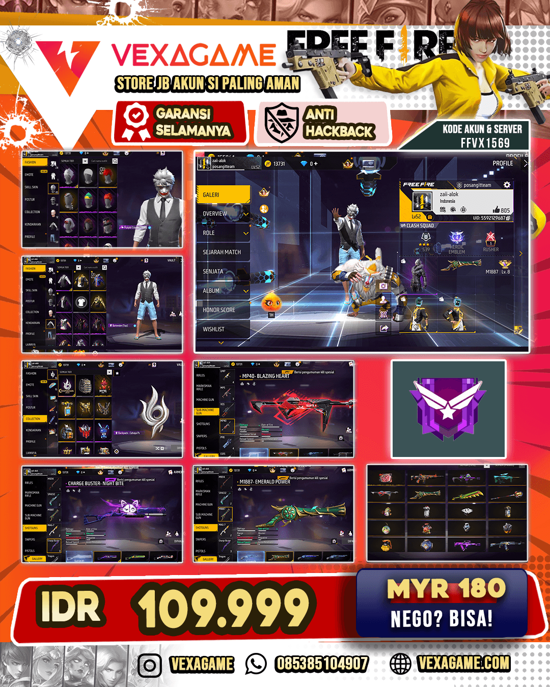 SG 3 RASA | SCAR INFERNO VAULT 70+