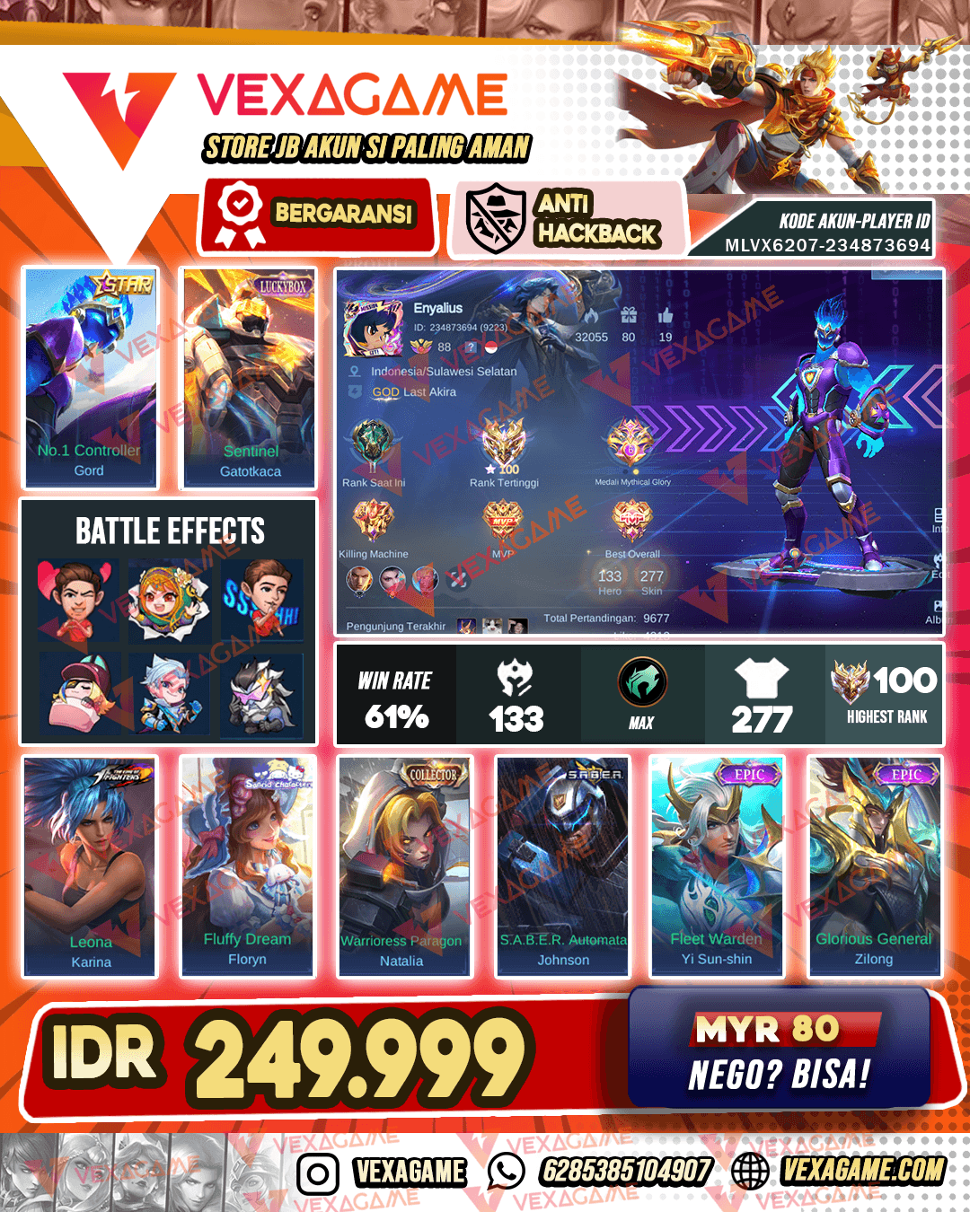 Gord Annual Star | Gatotkaca Luckybox | Ex Immortal
