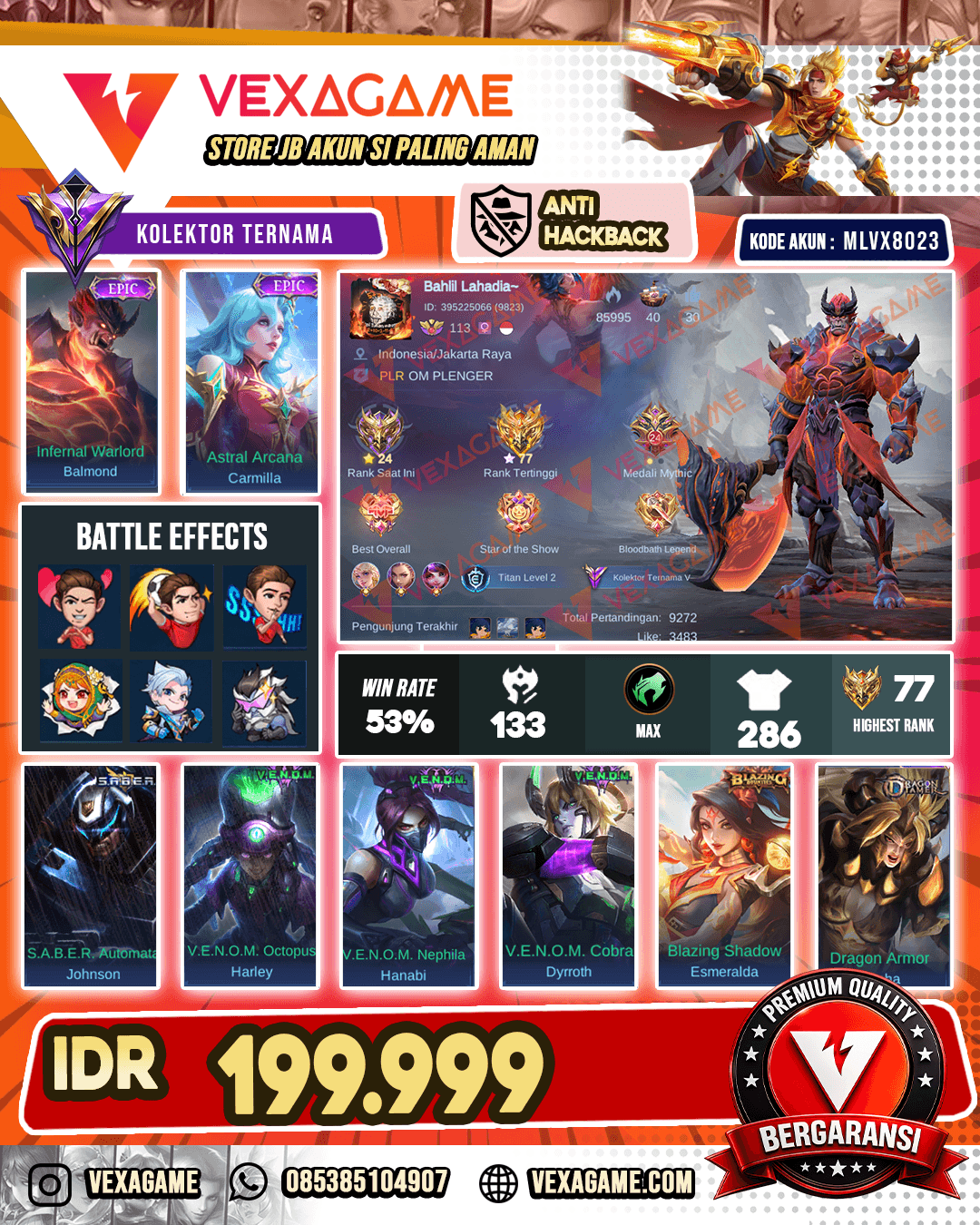 Balmond Epic | Carmila Epic