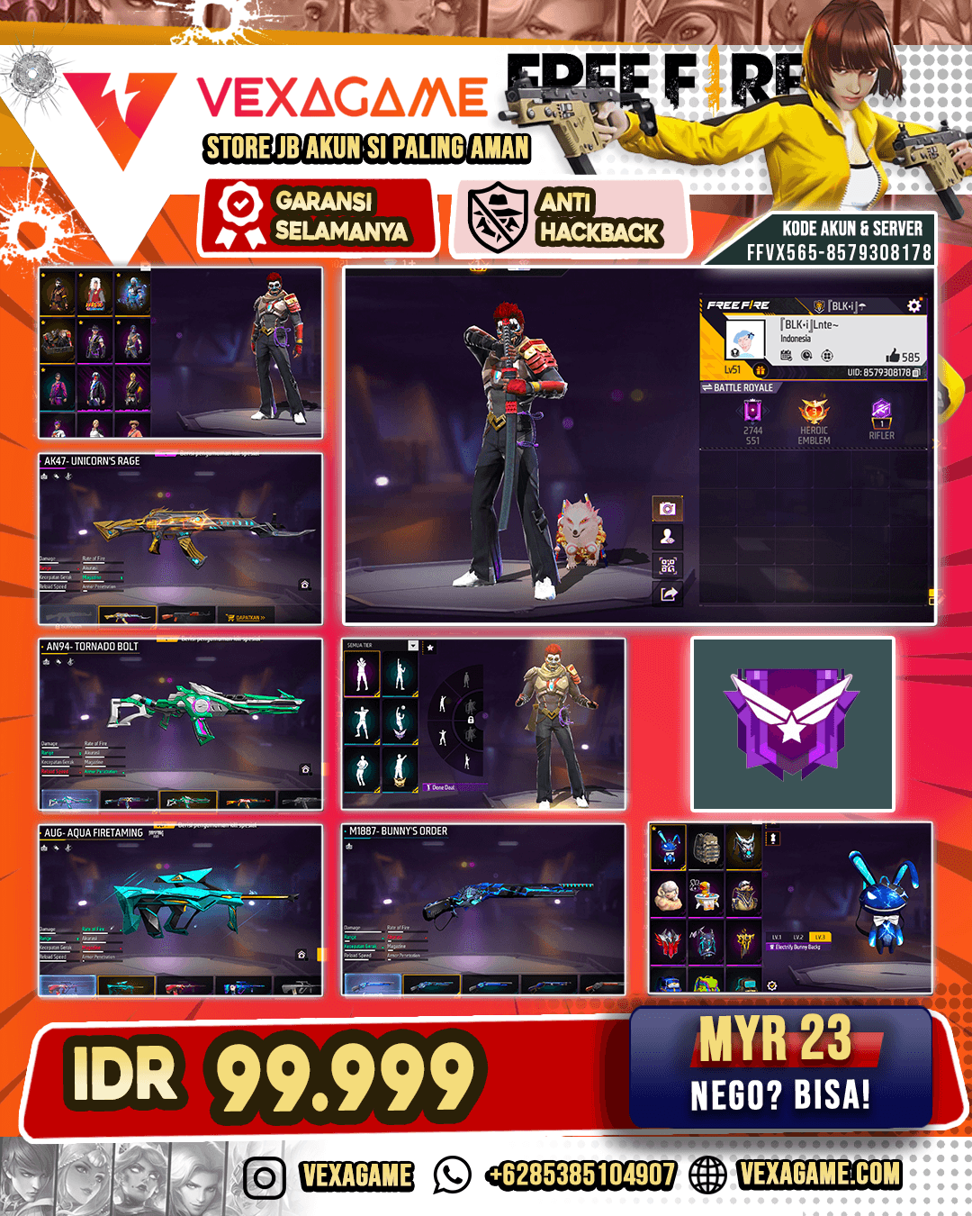 AKUN MURAH | FACE JOKER