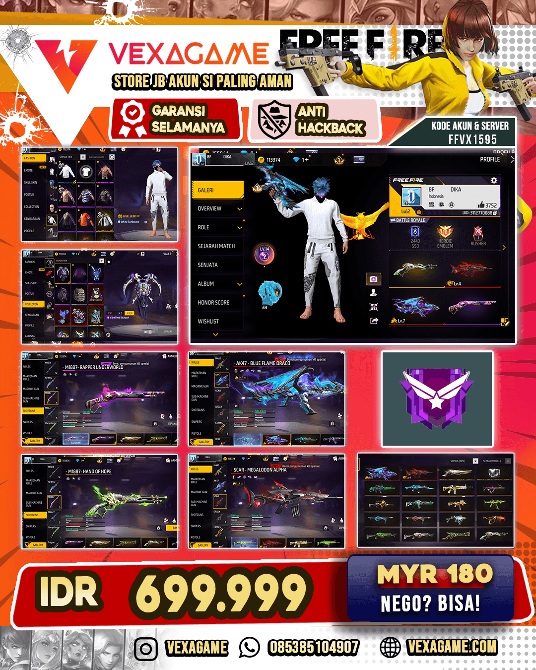 SG 5 RASA | 2 EVO MAX 1 OTW MAX 1 | VAULT 360+