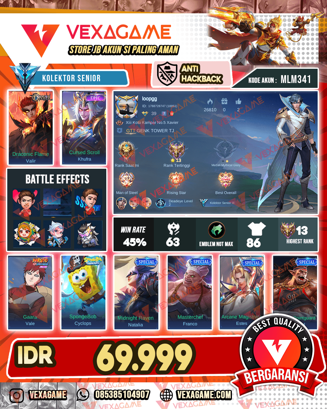 Akun Murah Harga Pelajar