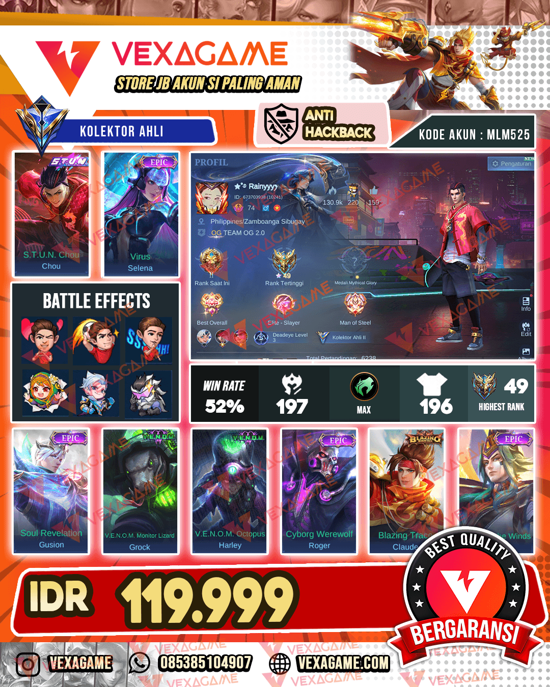 Chou STUN X Selena Epic