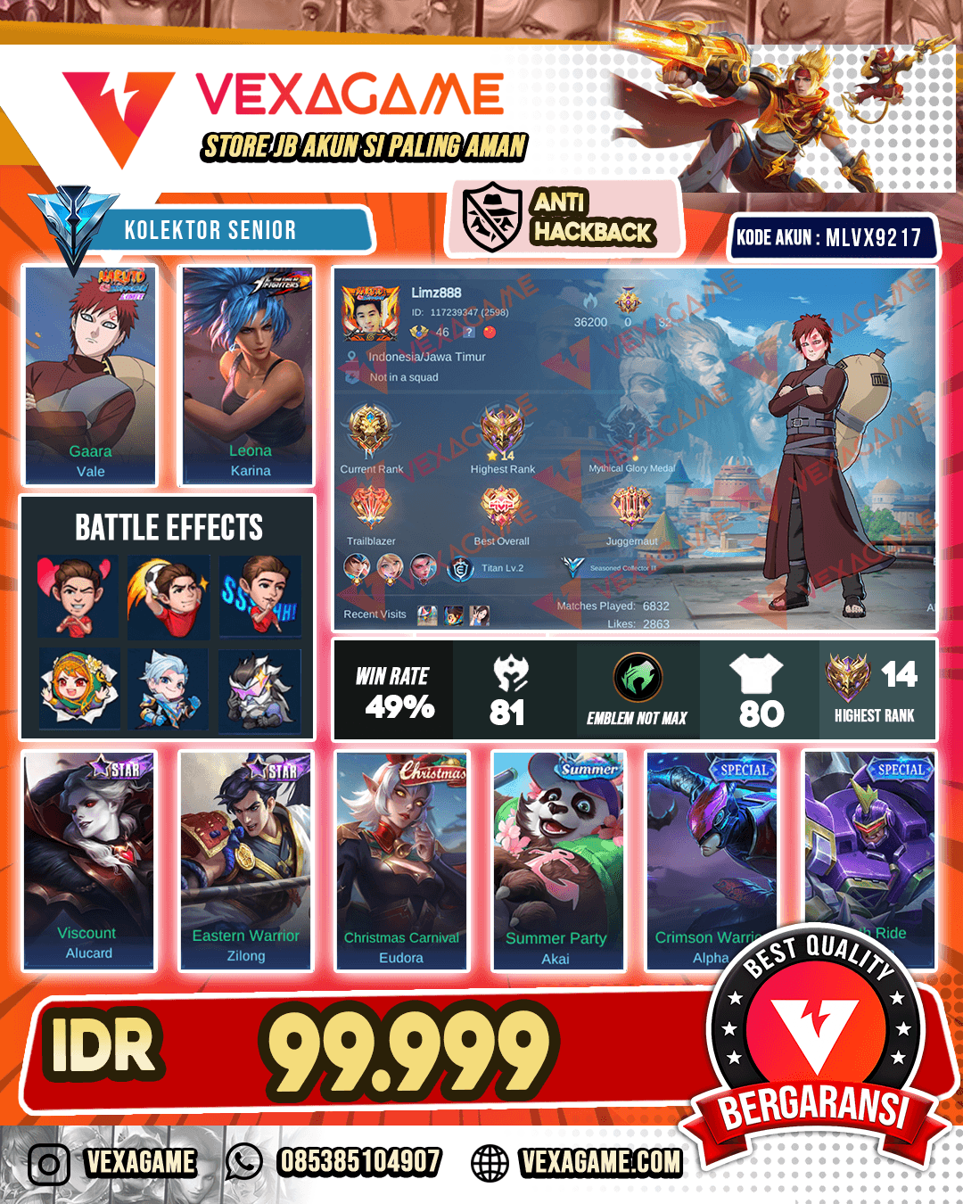 Vale Gaara | Karina Kof