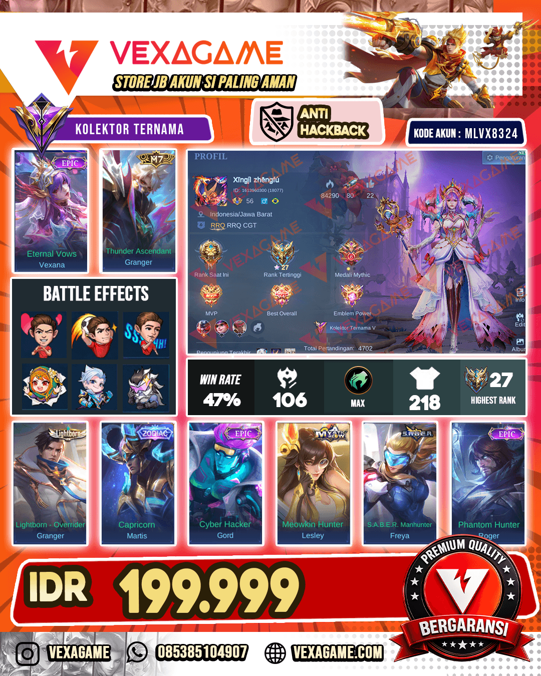 Vexana Epic X Granger M7