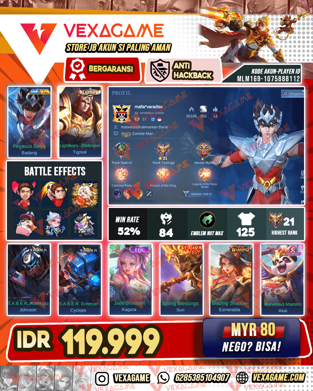 Badang saint seiya | Tigreal Lightborn