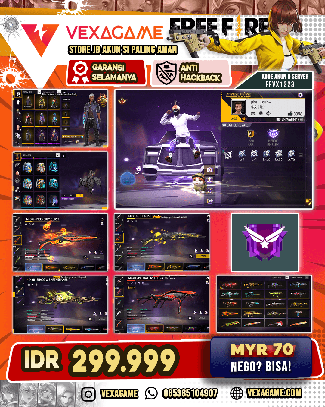 1 EVO -MP40 | SG 3 RASA | VAULT 300 ++