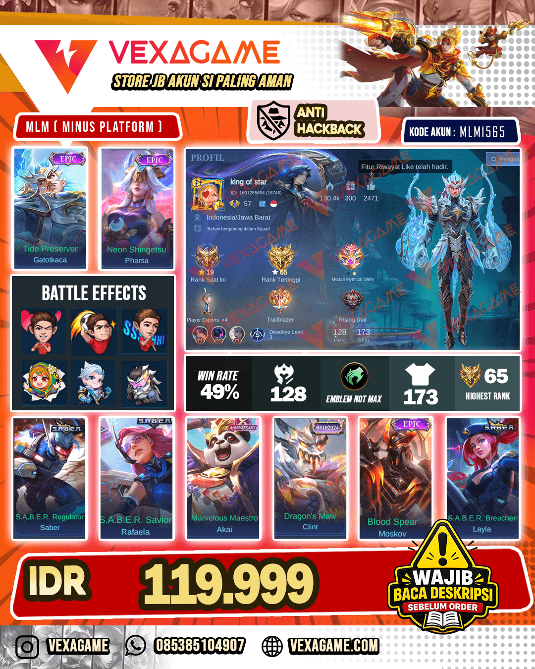 Gatotkaca Epic X Pharsa Epic