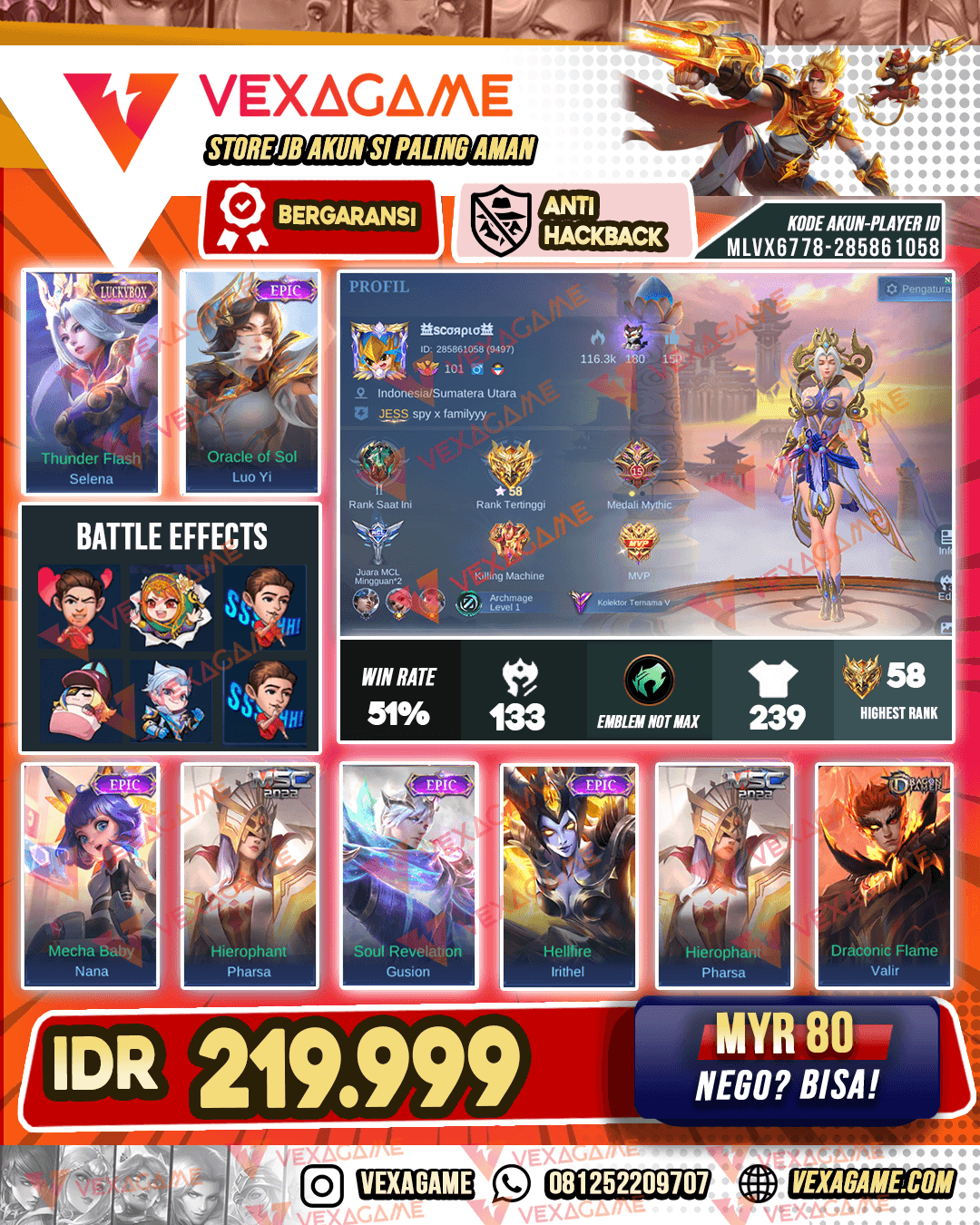 Selena LuckyBox | Luoyi Epic
