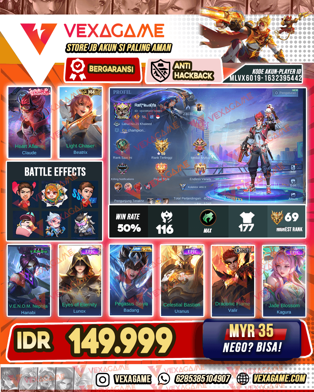 Claude Valentine | Beatrix M4 | Emblem MAX