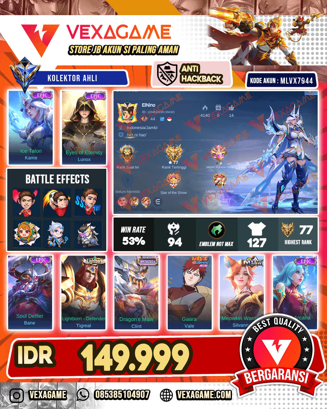Karrie Epic | Lunox Epic