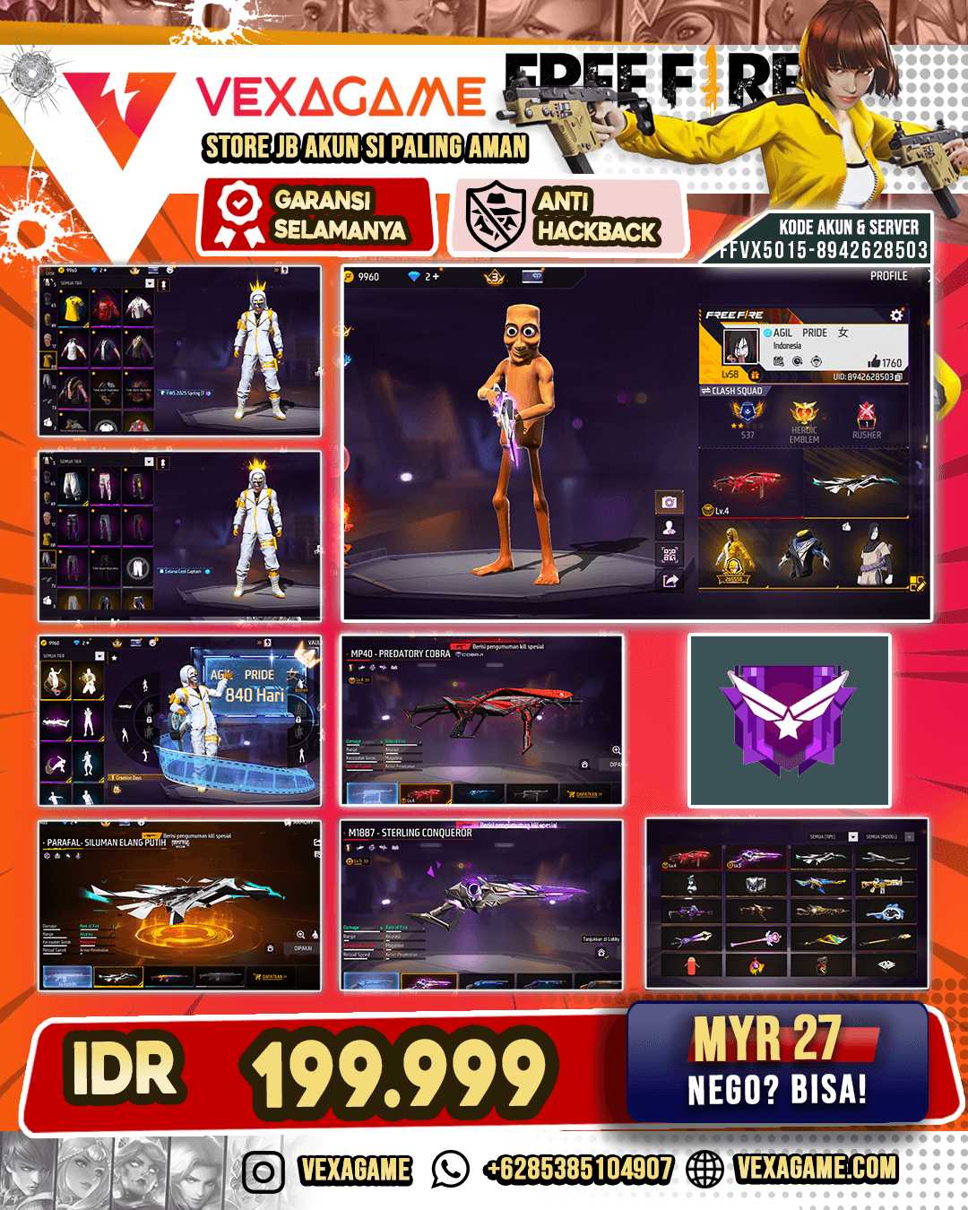 EVO SG STERLING | EVO MP40 COBRA | VAUT 80+ | BUNDLE TUNG TUNG SAHUR