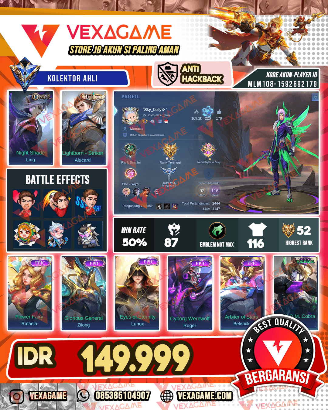 Ling Dragon Tamer | Alucard Lightborn | Belerick Epic