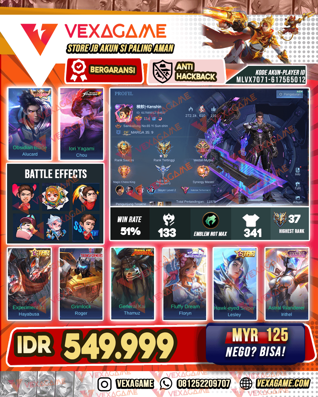 Alucard Legend | Chou KOF | 2 Annual Star
