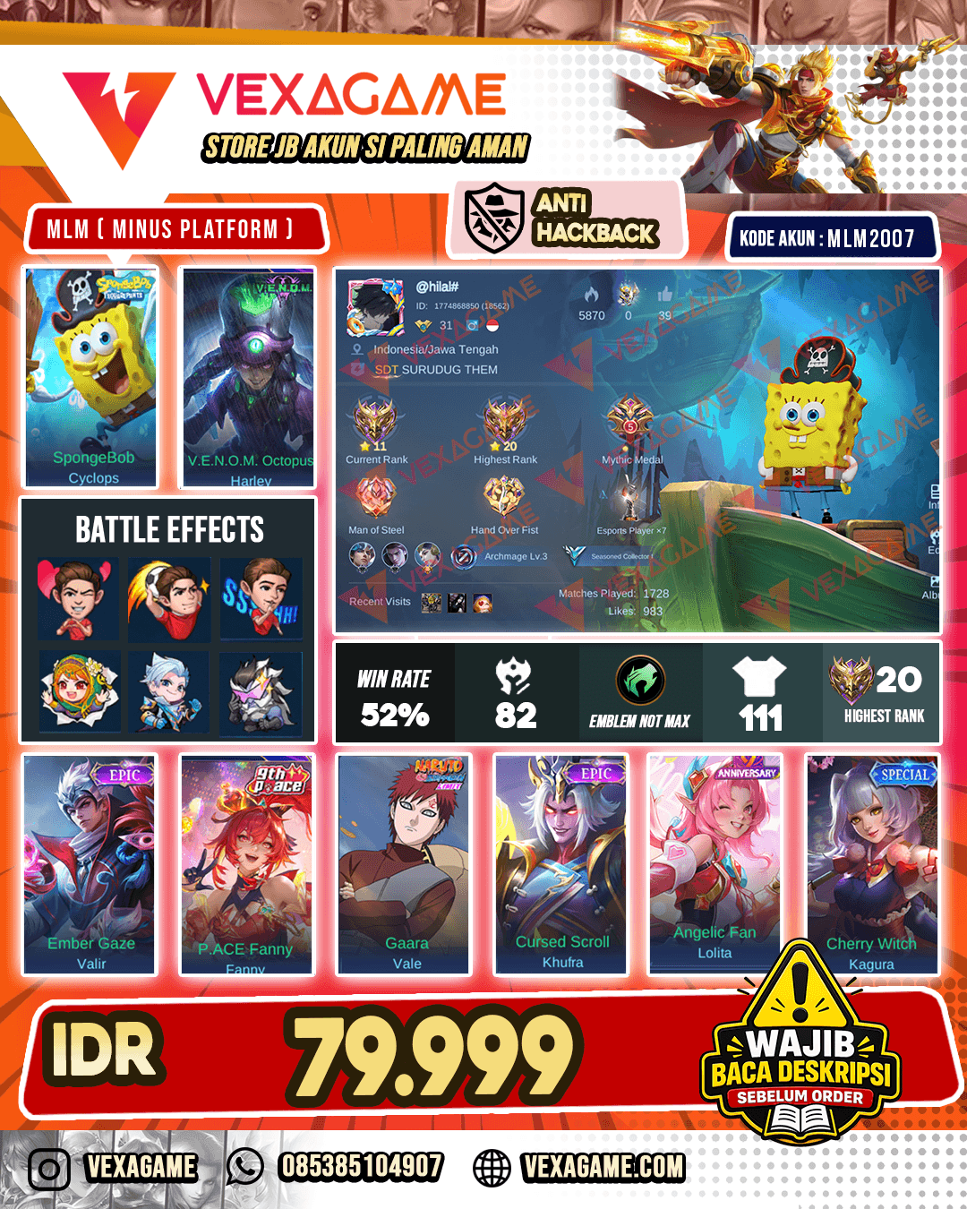 Cyclops Spongebob | Harley Venom