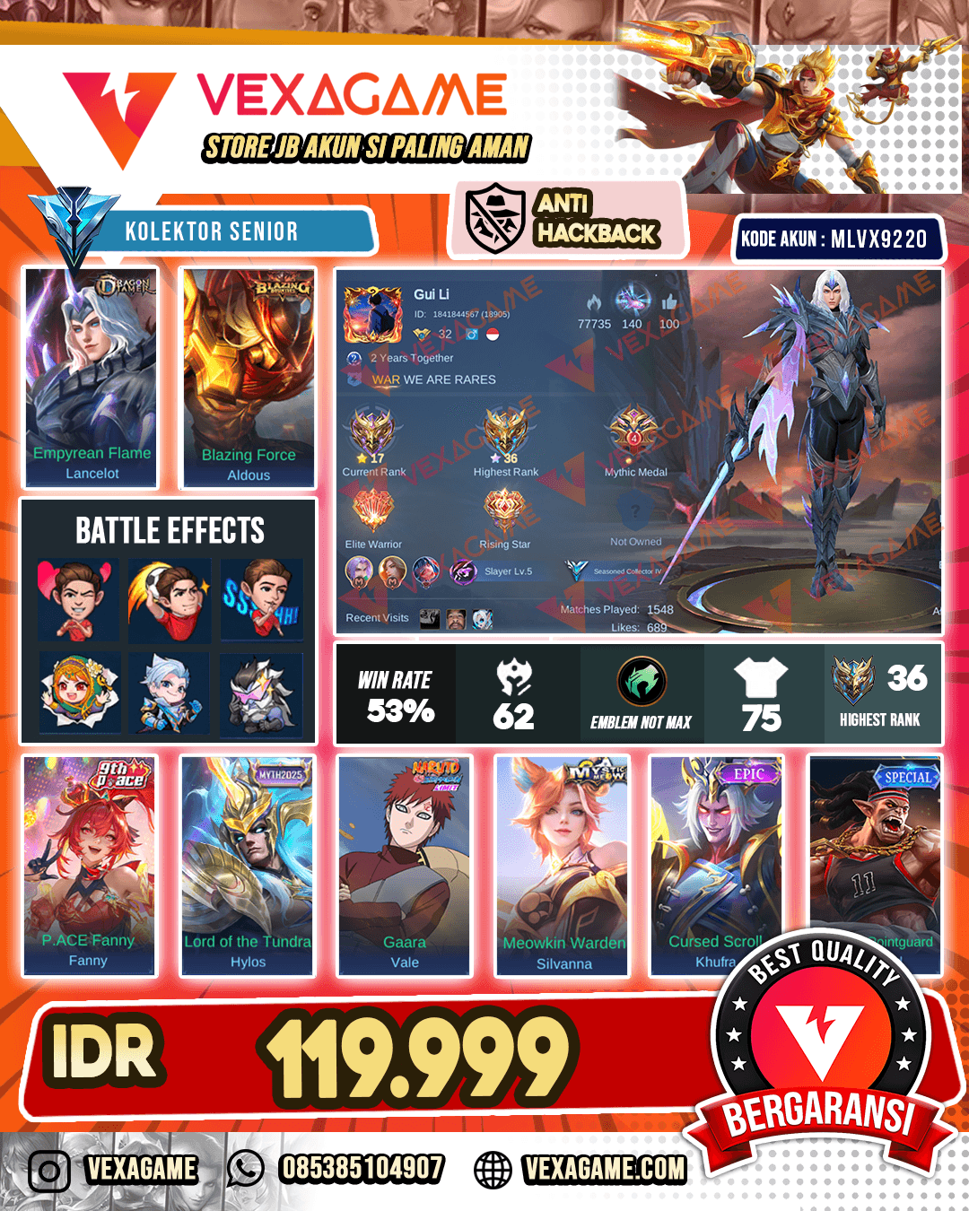 Lancelot Dragon Tamer | Aldous Blazing