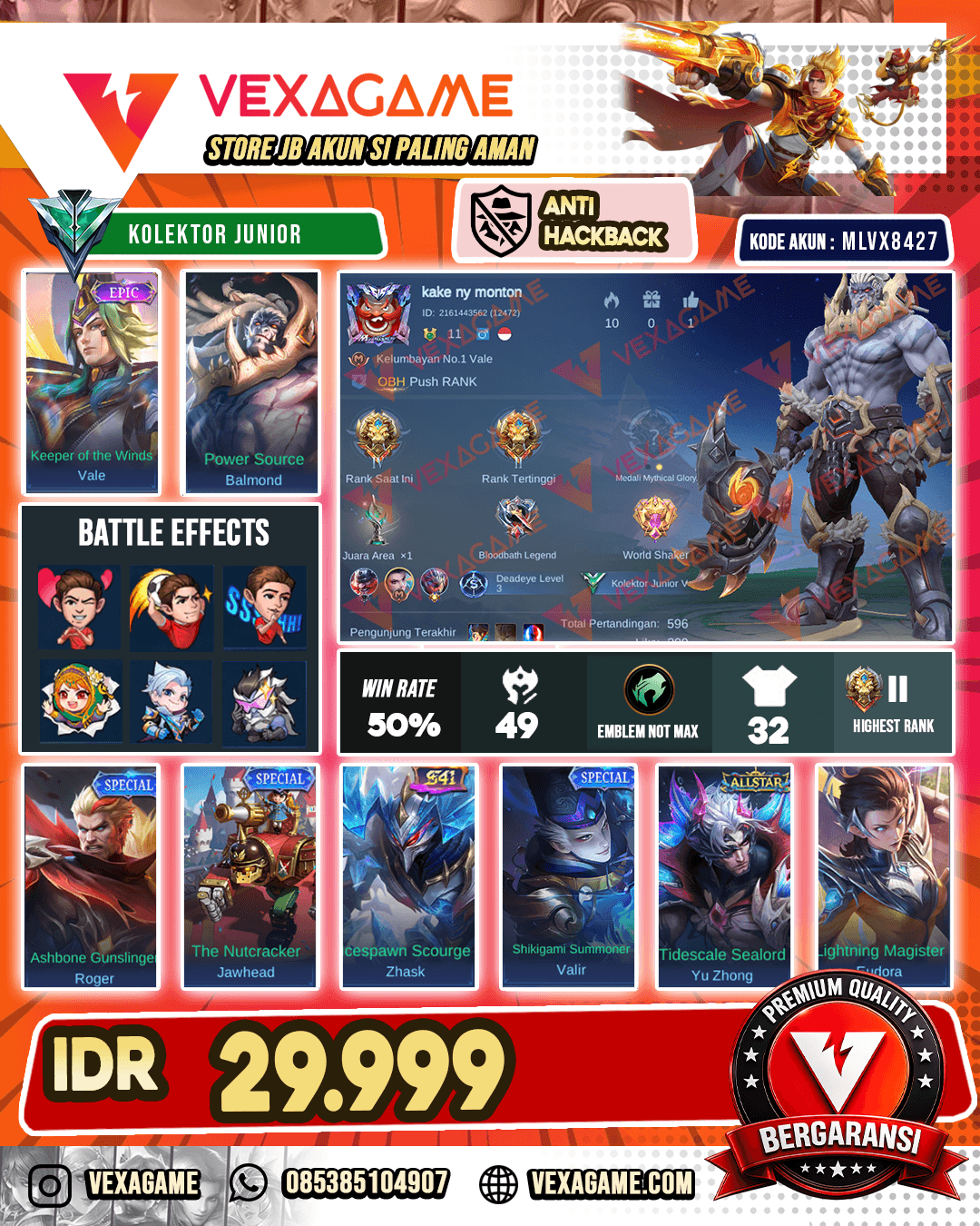 Akun Murah Harga Merakyat