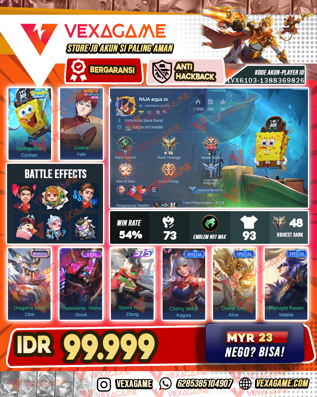 Cyclops Spongebob X Vale Gaara