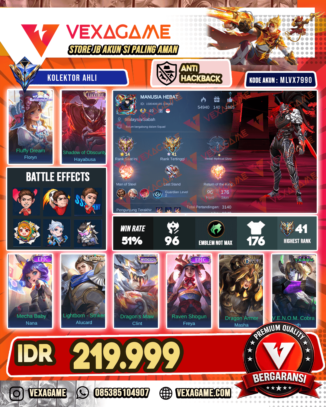 Hayabusa Luckybox X Floryn Sanrio