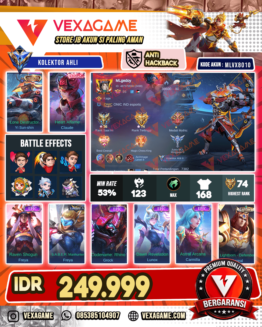 Yss Collector | Claude Valentine