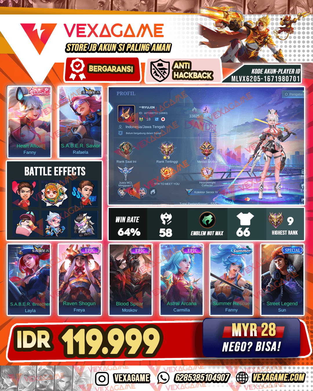 Fanny Valentine | Freya Epic