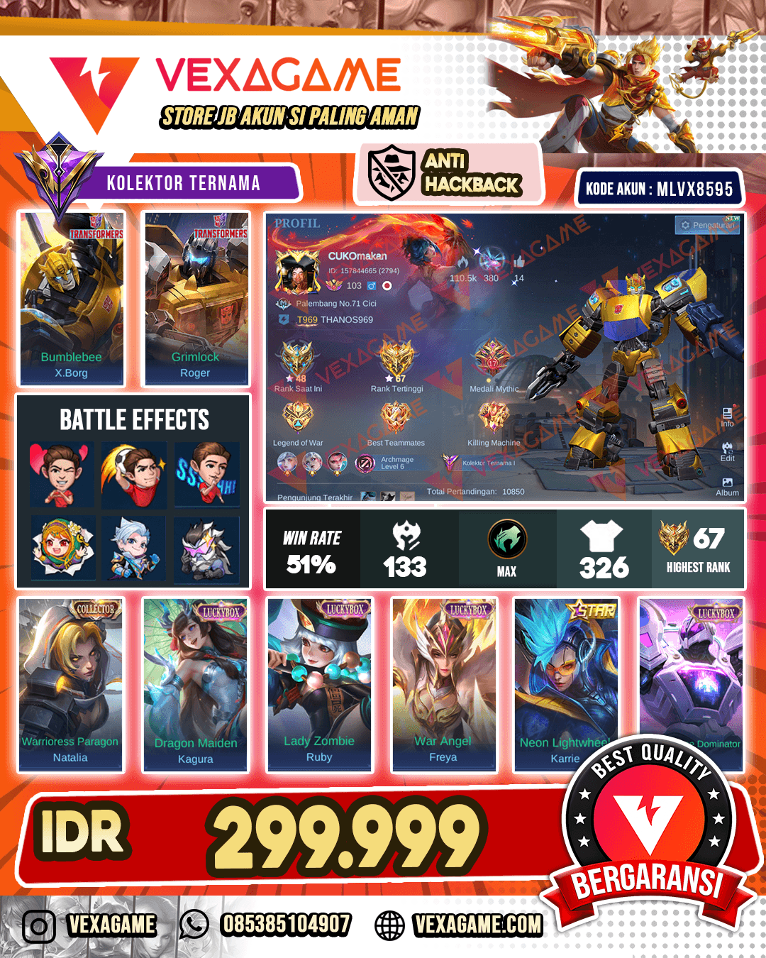 X Borg Transformers | 4 Luckybox