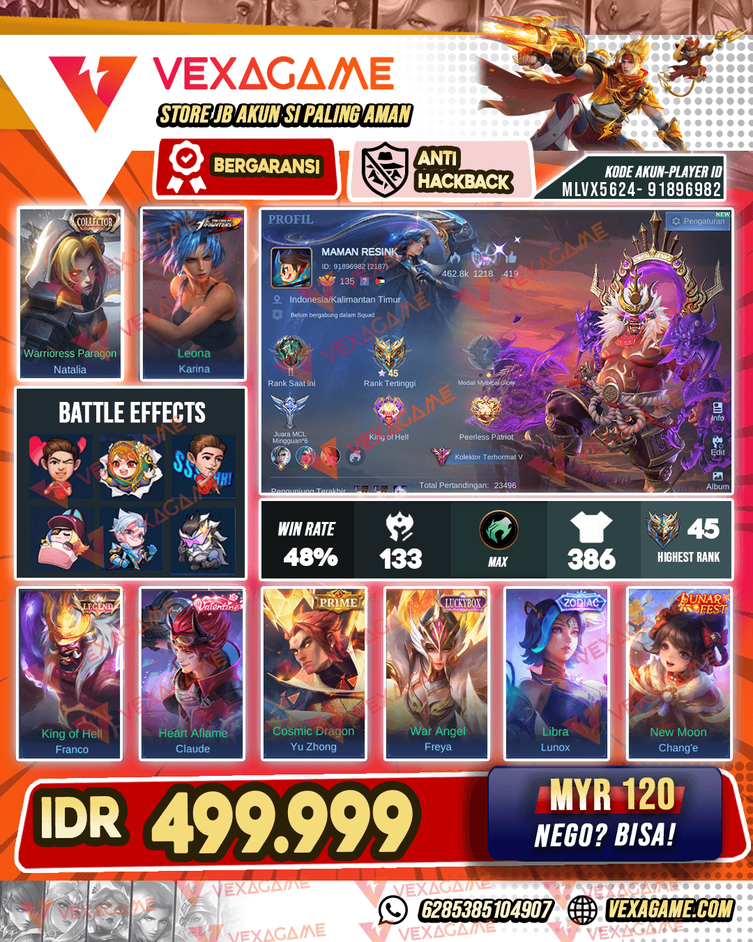 Franco Legend | Yu Zhong Prime | Freya Luckybox
