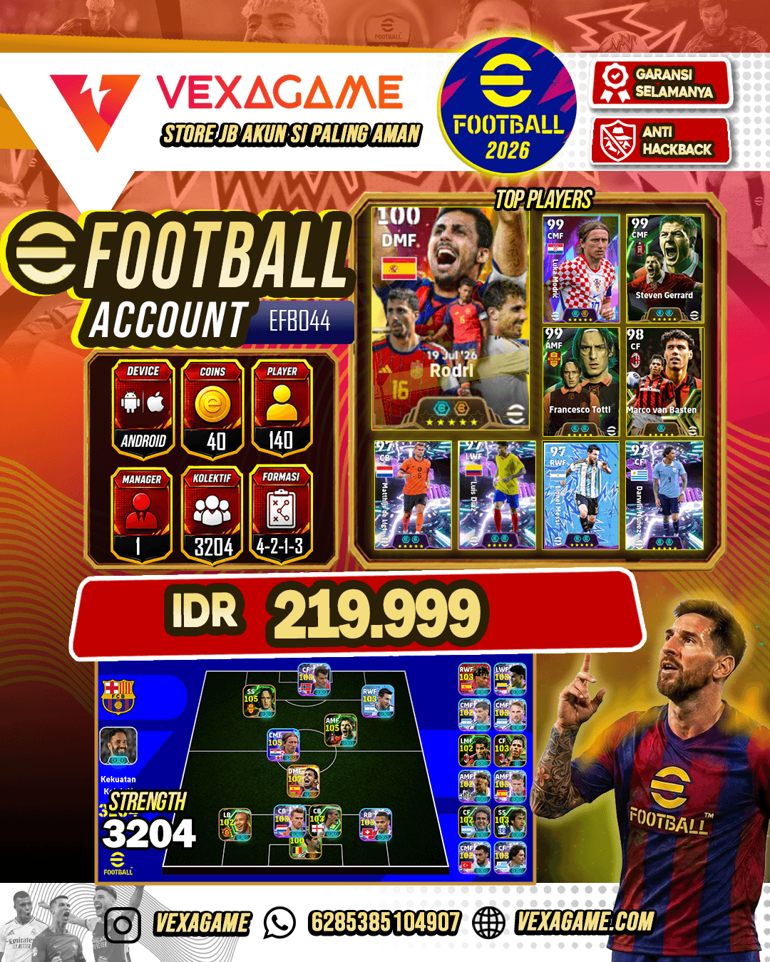 RODRI Bigtime | GERARD Epic limit | TOTTI Epic limit