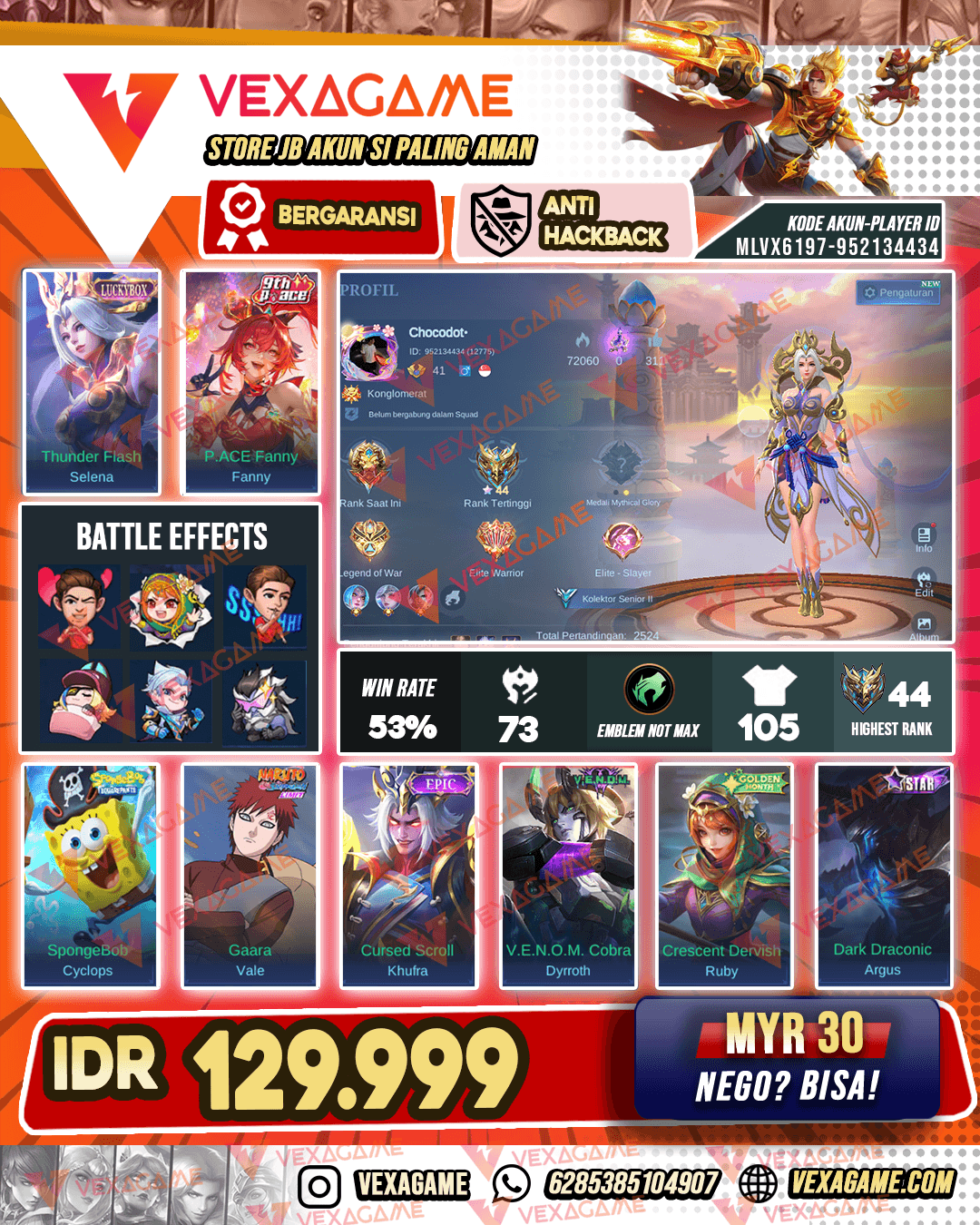 Selena Luckybox | Fanny P Ace