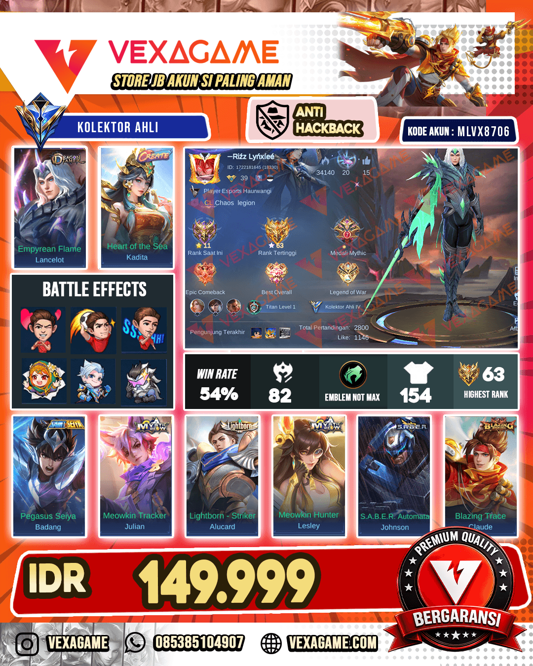 Lancelot Dragon Tamer | Kadita Create