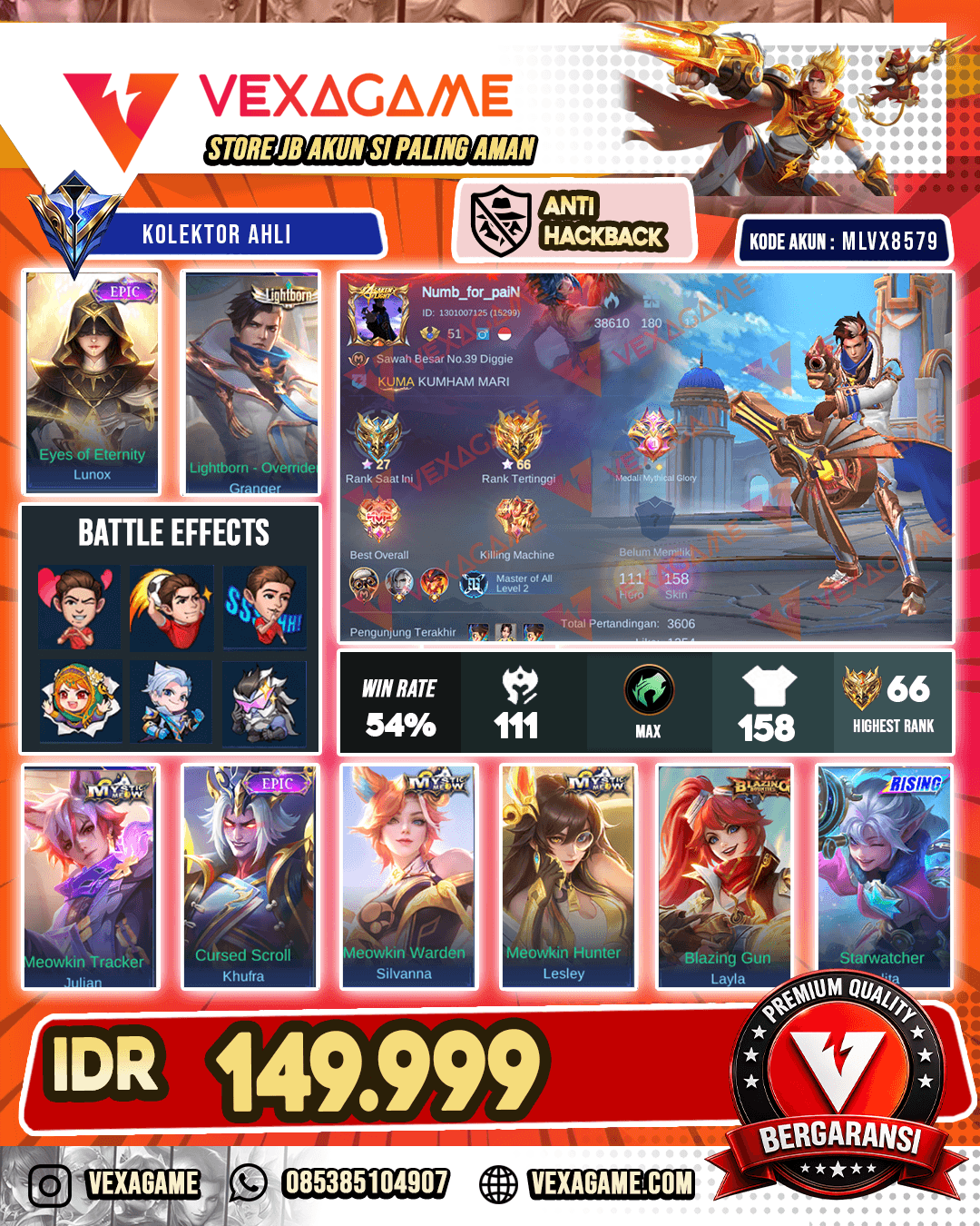 Granger Lightborn | Lunox Epic