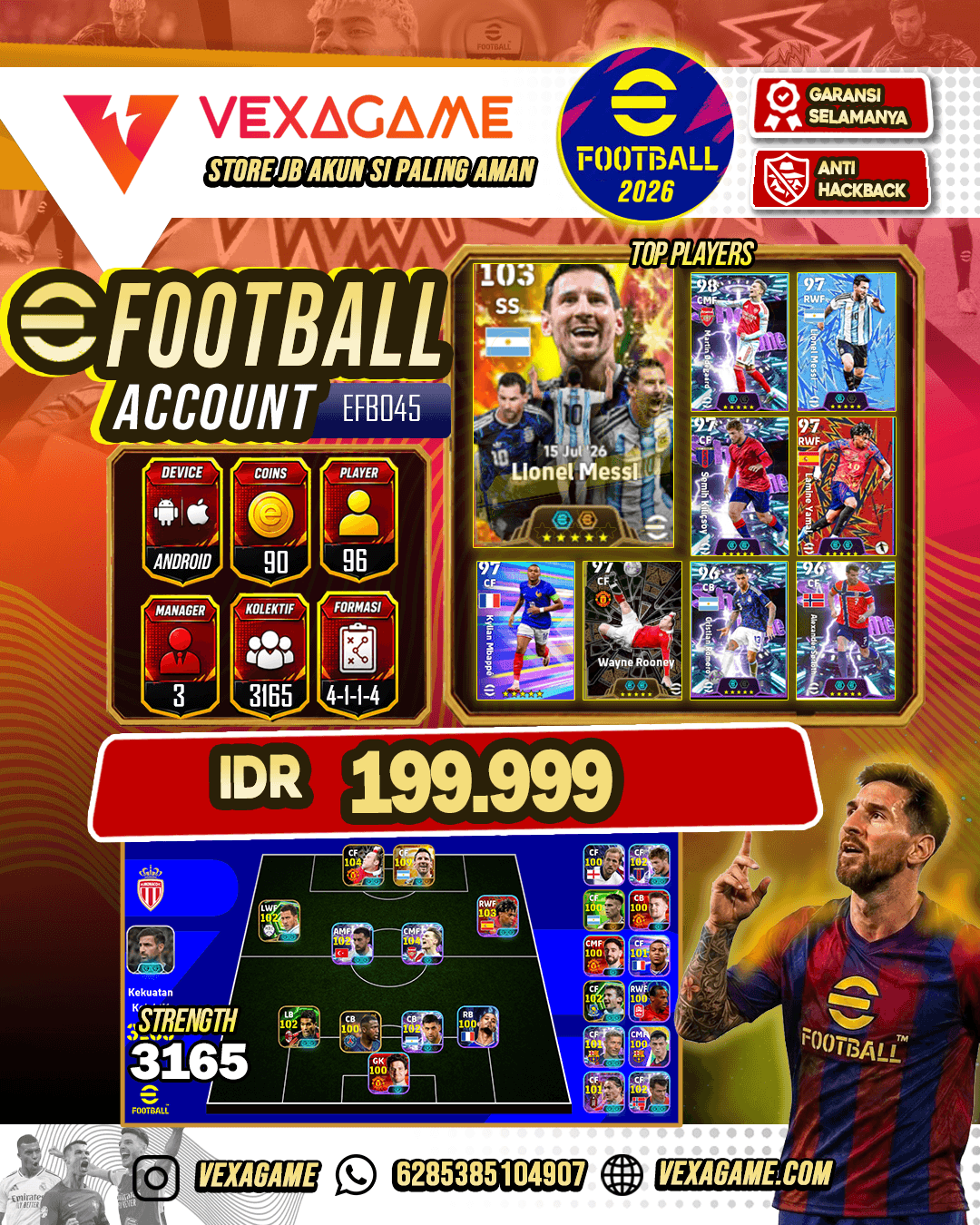 Messi Bigtime | Roney Epic limit | Oergaard Showtime