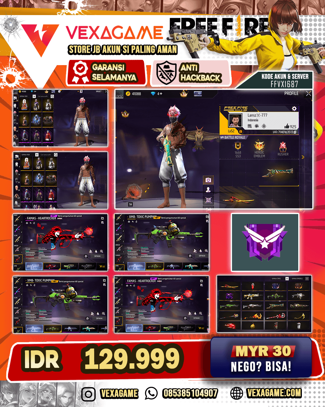 SG 3 Rasa | SG Terompet | 1 Bundle Naruto | Vault 100++