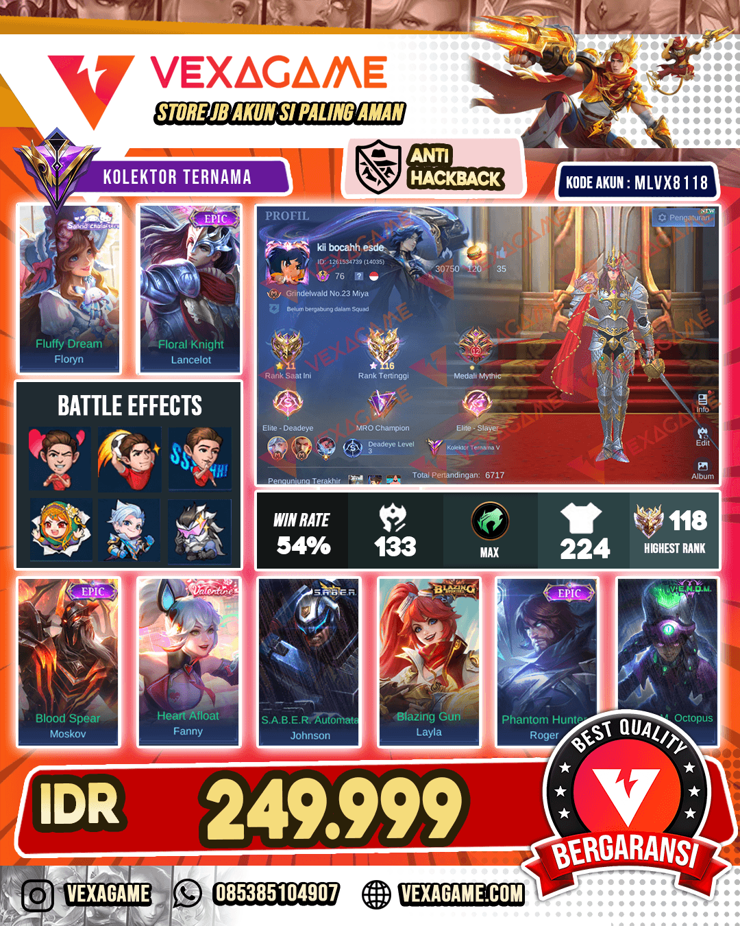 Lancelot Epic X Floryn Sanrio | Ex Immortal