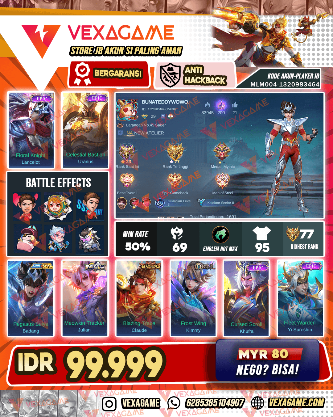 Badang Saint Seiya | Uranus Epic