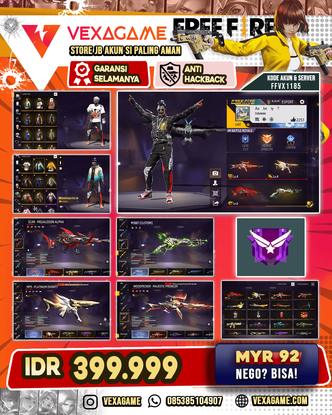 3 EVO OTW MAX 1 | SG LUMUT | SG TROMPET | VAULT 200+