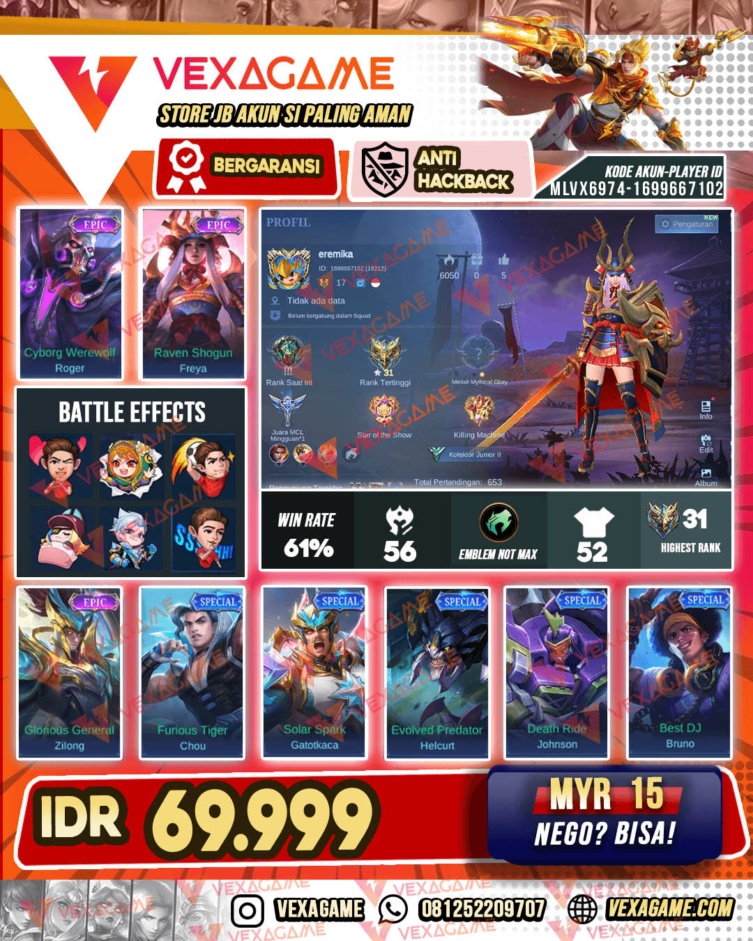 Freya Epic X Roger Epic