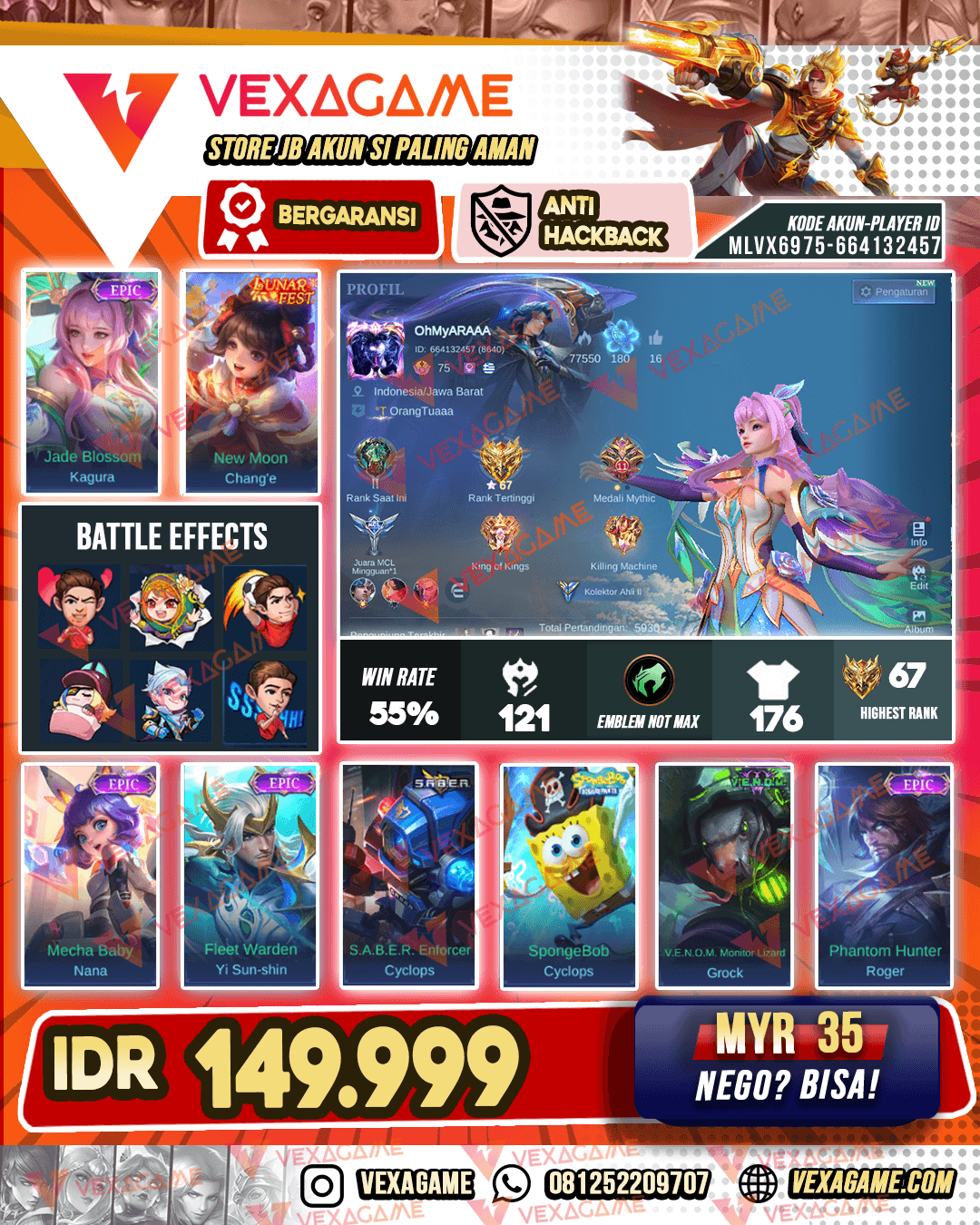 Kagura Epic X Change Lunar Fest