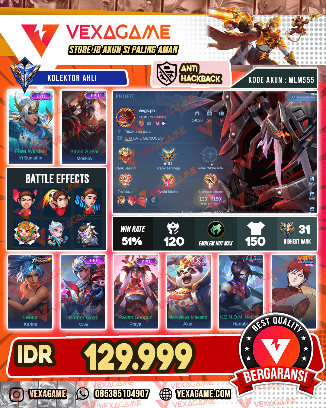 Moskov Epic | Yss epic