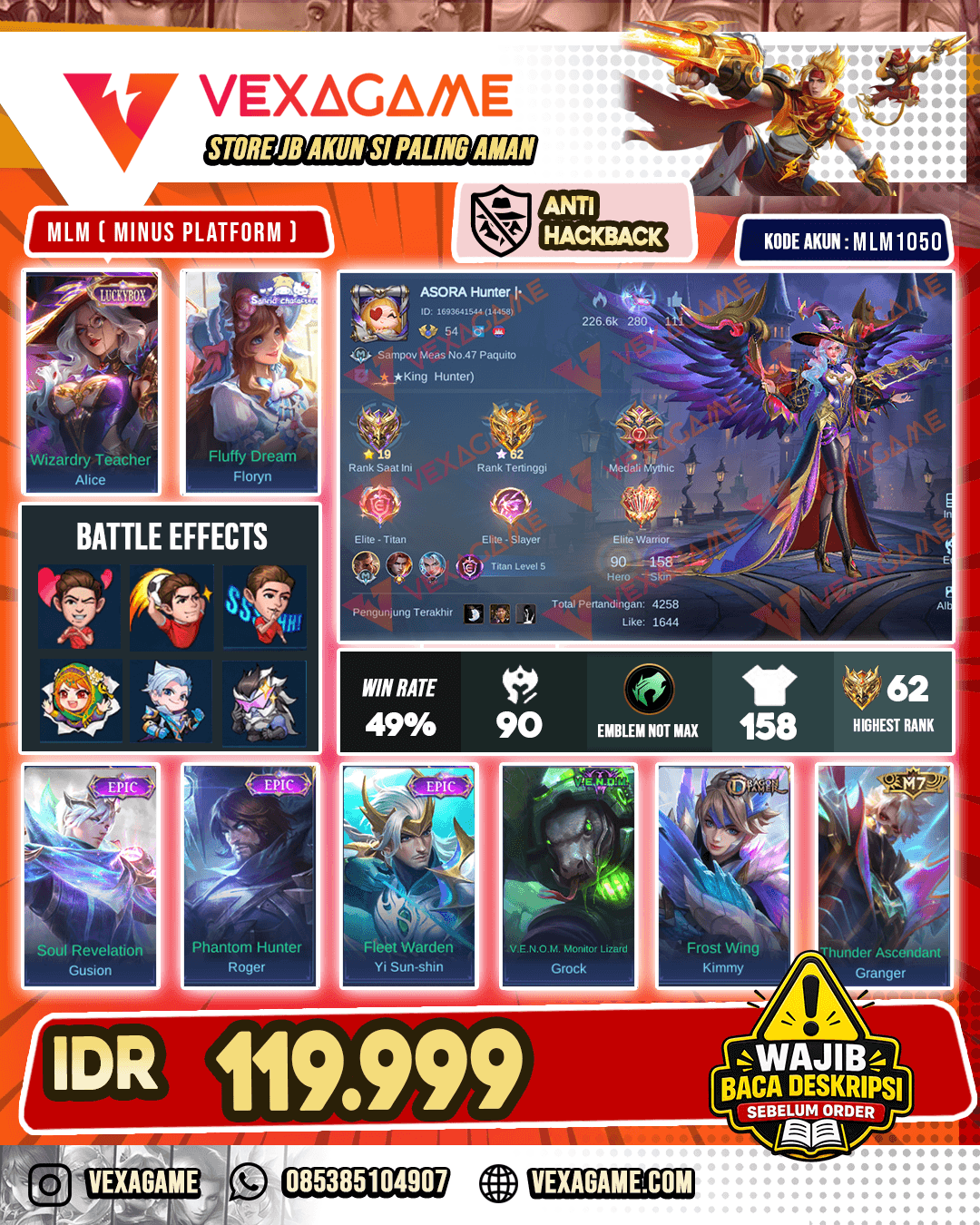 Alice Luckybox | Floryn Sanrio | Gusion Epic