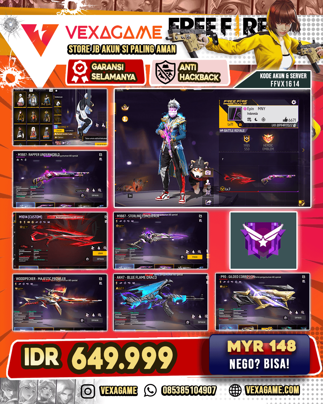 10 EVO | SG 5 Rasa | SG Rapper| Vault OTW 500