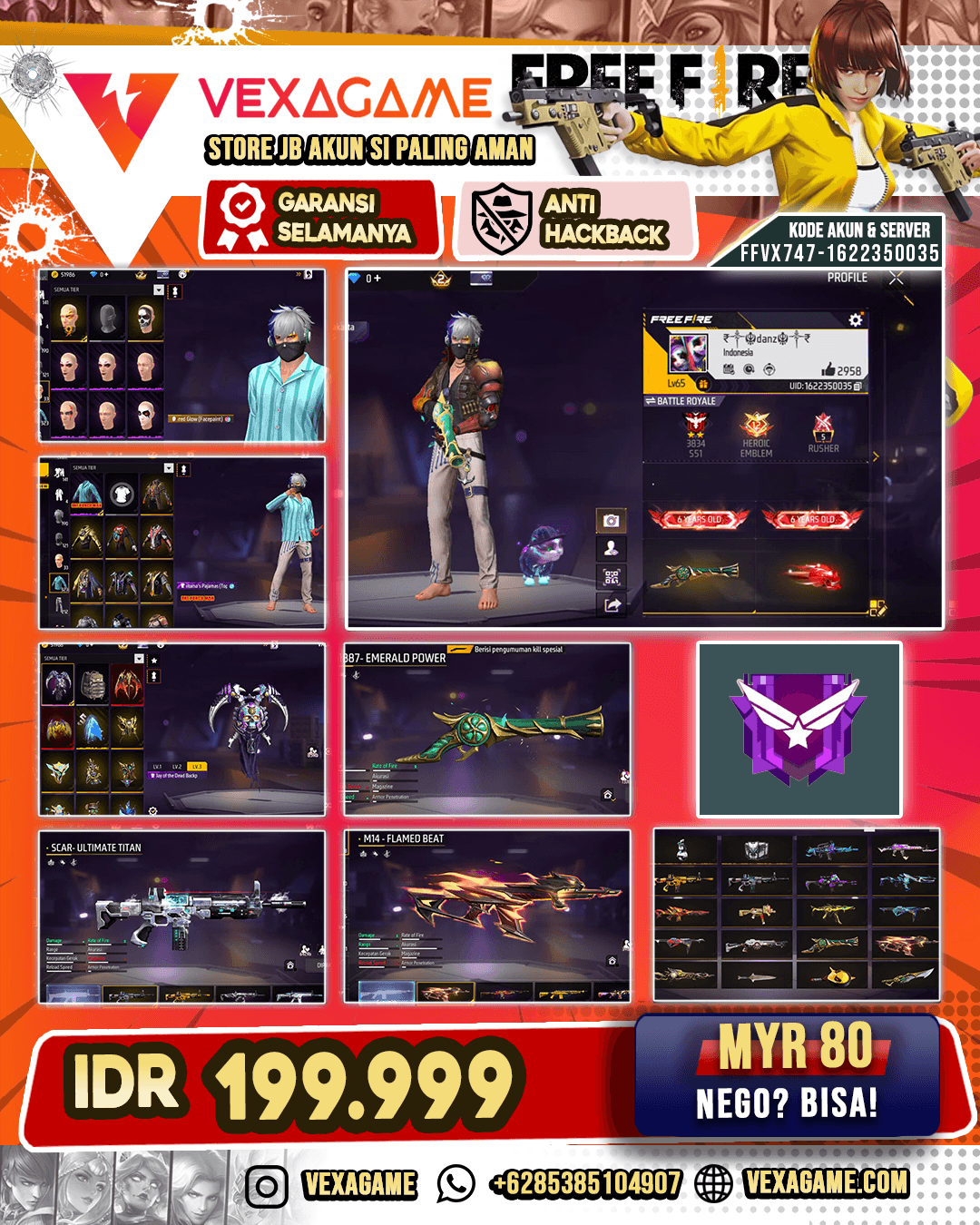 SG TEROMPET | SCAR ULTIMATE TITAN | VAULT 300++